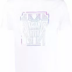 Karl Lagerfeld Art Deco logo-print T-shirt