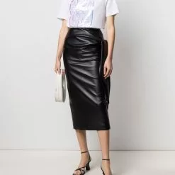 Karl Lagerfeld Art Deco logo-print T-shirt