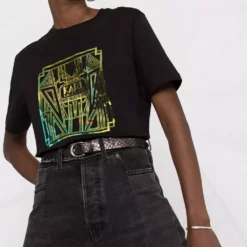 Karl Lagerfeld Art Deco Logo T-shirt