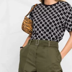 Karl Lagerfeld monogram-pattern T-shirt