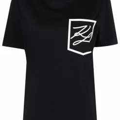 Karl Lagerfeld logo chest-pocket T-shirt