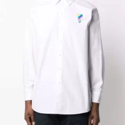 Karl Lagerfeld pride poplin shirt