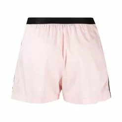 Karl Lagerfeld logo-embroidered pajama shorts