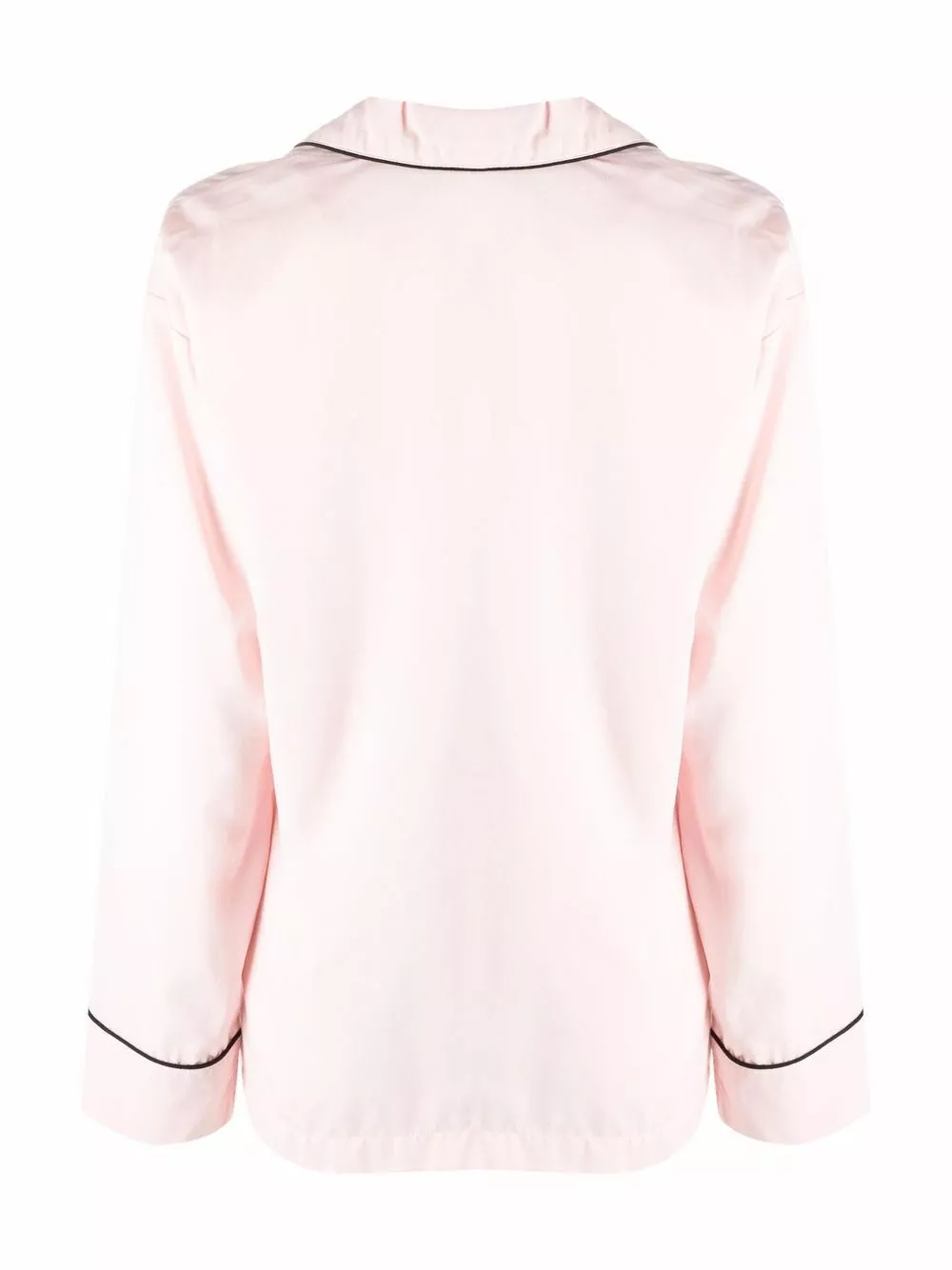 Karl Lagerfeld logo-embroidered pajama shirt