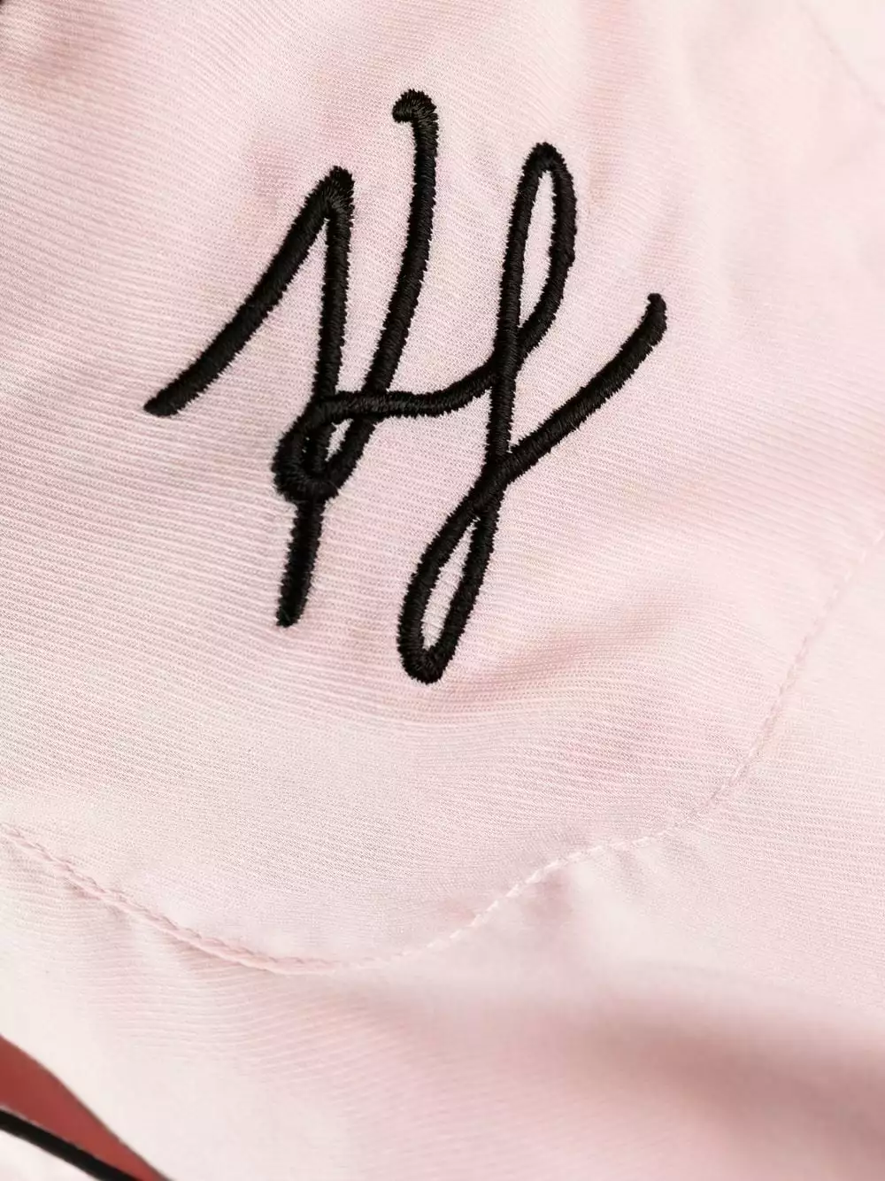 Karl Lagerfeld logo-embroidered pajama shirt
