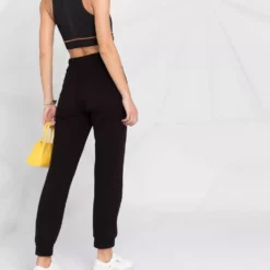 Karl Lagerfeld contrast-stitch sports bra