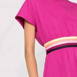 Karl Lagerfeld striped waistband T-shirt dress