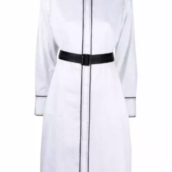 Karl Lagerfeld contrast-detail shirt dress