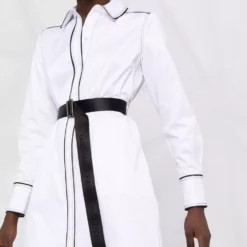 Karl Lagerfeld contrast-detail shirt dress