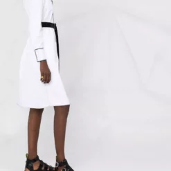 Karl Lagerfeld contrast-detail shirt dress