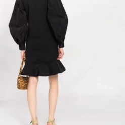 Karl Lagerfeld long puff-sleeves sweatdress
