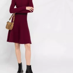 Karl Lagerfeld contrasting-logo dress