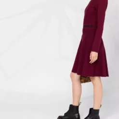 Karl Lagerfeld contrasting-logo dress