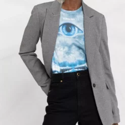 Karl Lagerfeld tailored jersey blazer