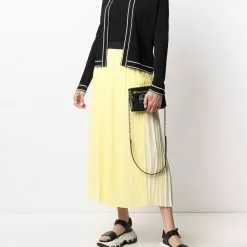 Karl Lagerfeld logo jacquard knitted top