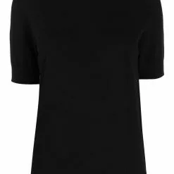 Karl Lagerfeld logo jacquard knitted top