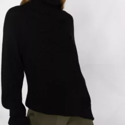 Karl Lagerfeld appliqué-logo intarsia-knit jumper