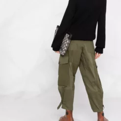 Karl Lagerfeld appliqué-logo intarsia-knit jumper