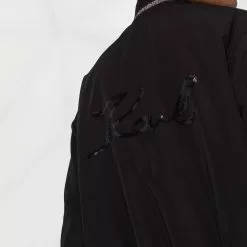 Karl Lagerfeld sequin-embellished bomber jacket