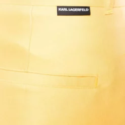 Karl Lagerfeld x kenneth Ize pressed-crease trousers