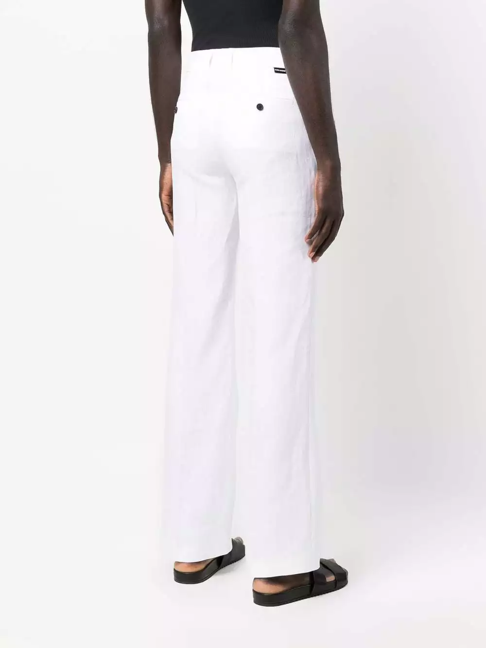 Karl Lagerfeld x Kenneth Ize flared hemp trousers