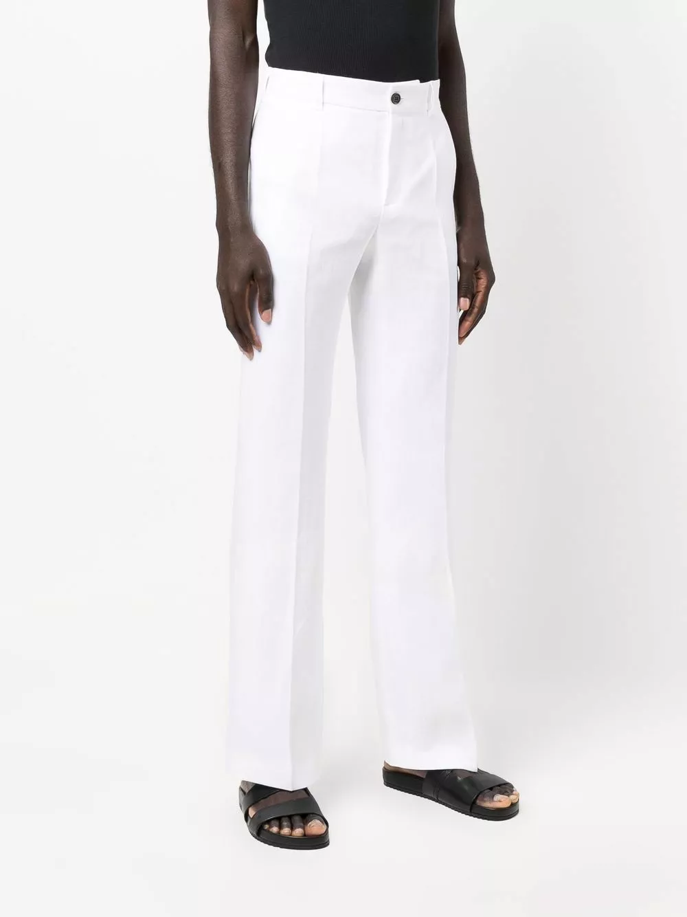 Karl Lagerfeld x Kenneth Ize flared hemp trousers