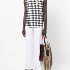 Karl Lagerfeld x Kenneth Ize flared hemp trousers