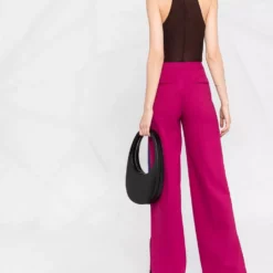 Karl Lagerfeld high-waist wide-leg trosuers