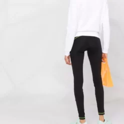 Karl Lagerfeld Technical contrast stitching leggings