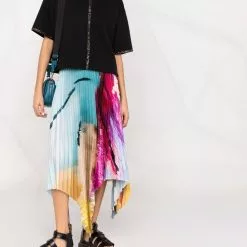 Karl Lagerfeld sequin-embellished tape T-shirt