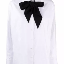 Karl Lagerfeld monogram-pattern shirt