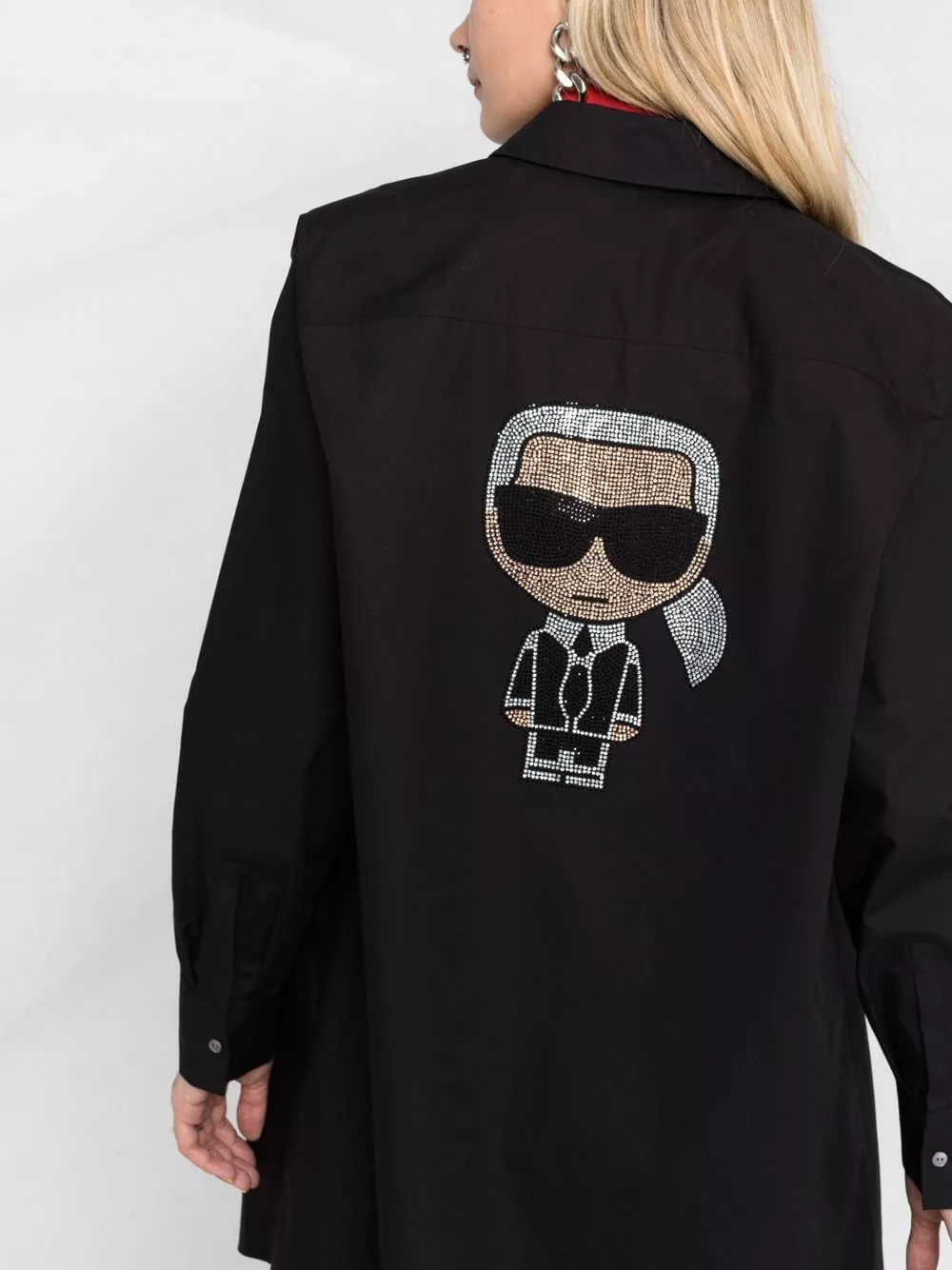 Karl Lagerfeld embellished-Karl shirt