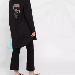 Karl Lagerfeld embellished-Karl shirt