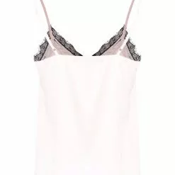 Karl Lagerfeld lace-trim camisole