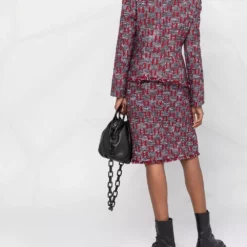 Karl Lagerfeld KL monogram bouclé jacket