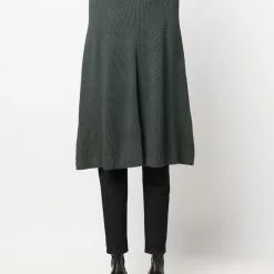 Karl Lagerfeld wool soutache-detail cape