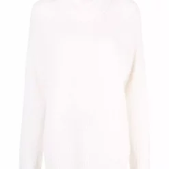 Karl Lagerfeld appliqué-logo knitted jumper