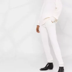 Karl Lagerfeld appliqué-logo knitted jumper