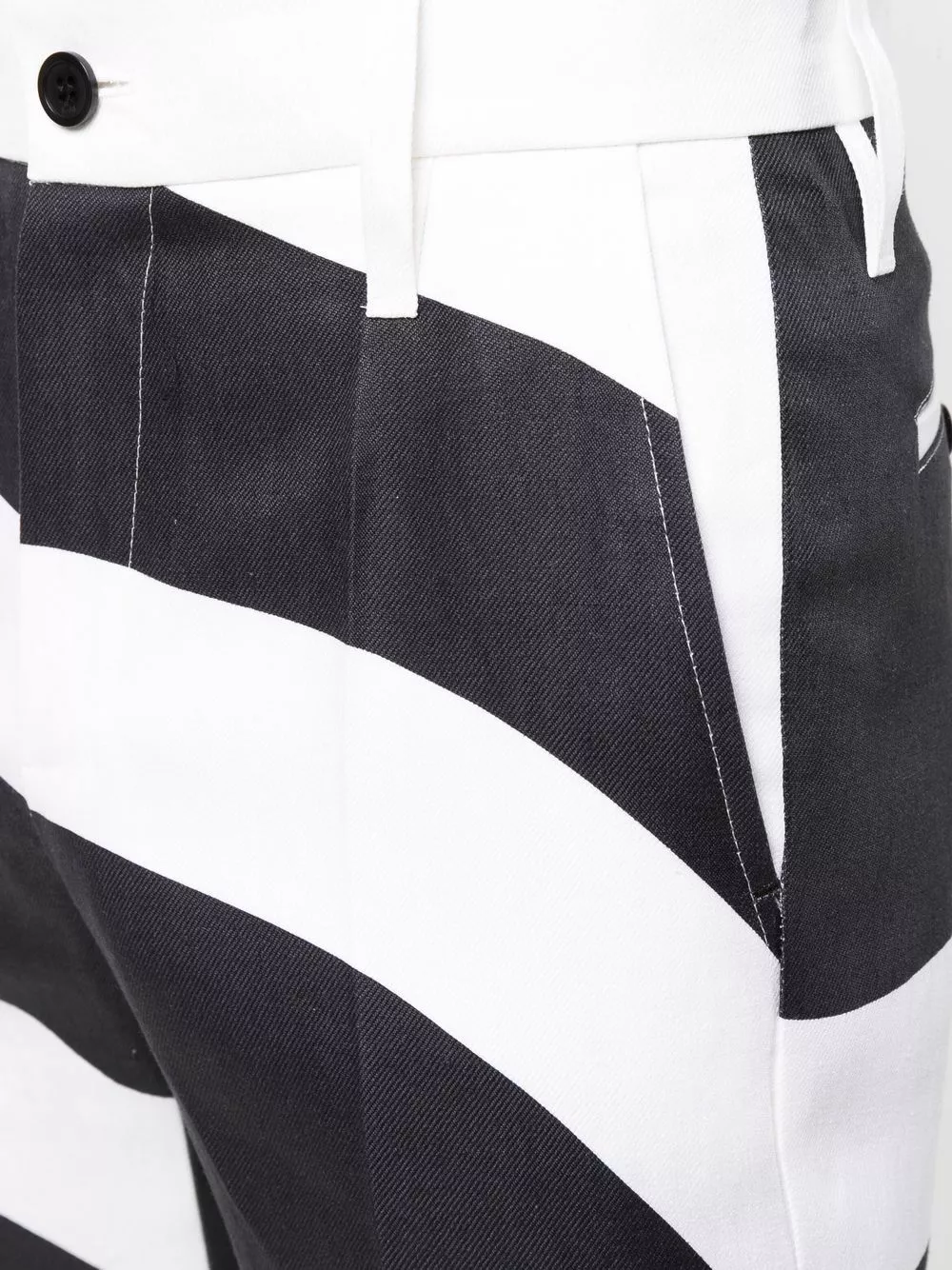 Karl Lagerfeld x Kenneth swirl-print trousers