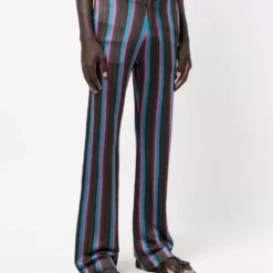 Karl Lagerfeld striped knit trousers