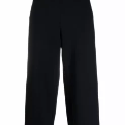 Karl Lagerfeld tape wide-leg track pants