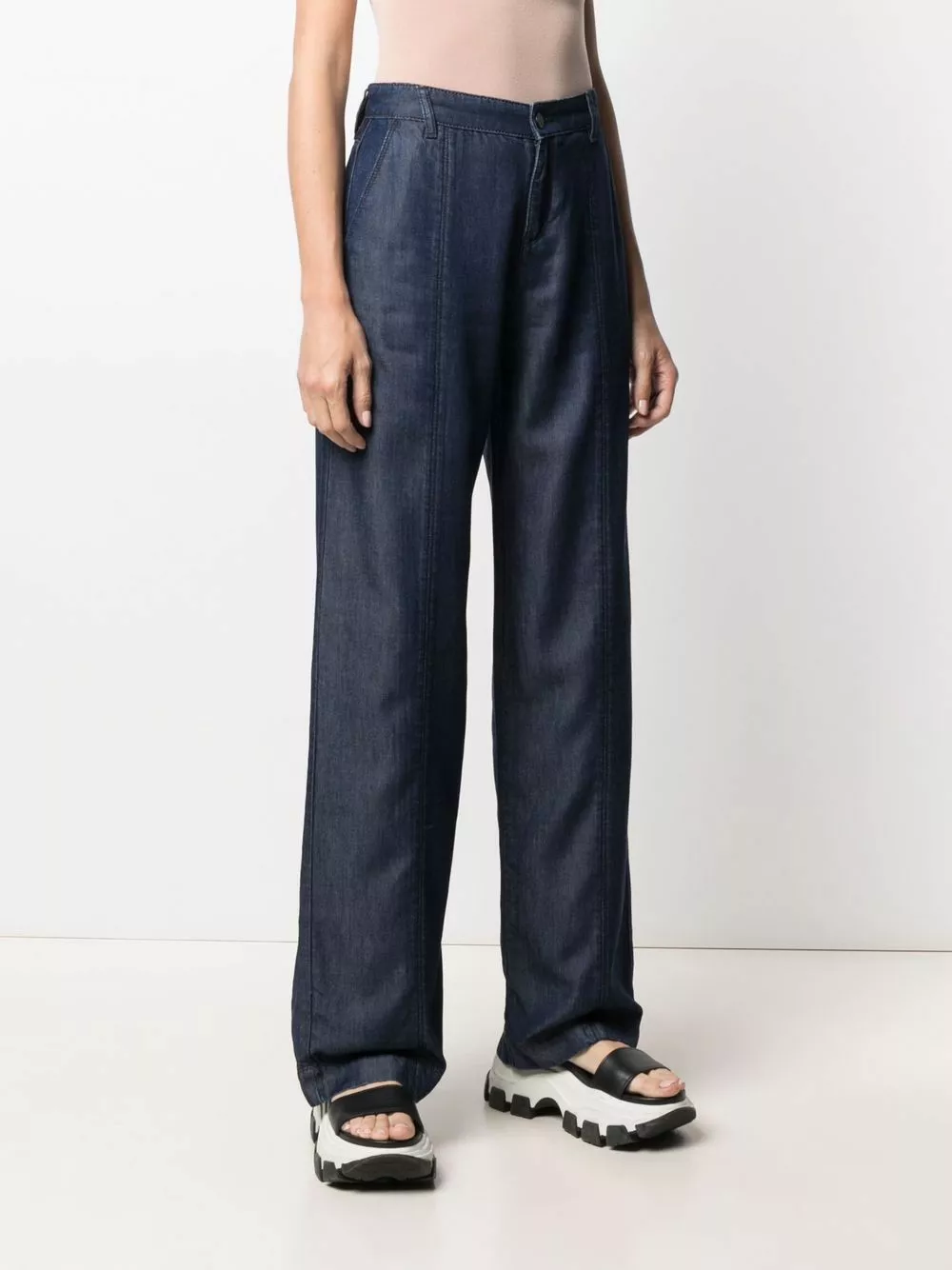 Karl Lagerfeld Fluid wide-leg jeans