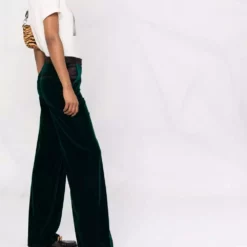 Karl Lagerfeld high-waisted flared-leg trousers