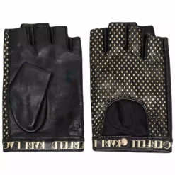 Karl Lagerfeld K/Ikonik leather evening gloves