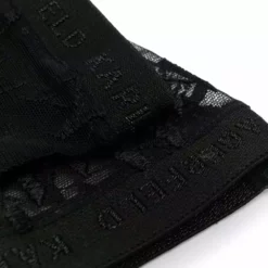 Karl Lagerfeld K/Monogram transparent glove