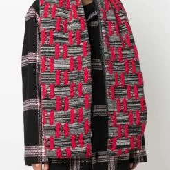 Karl Lagerfeld K/Monogram puffy scarf