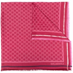 Karl Lagerfeld K/Monogram jacquard scarf