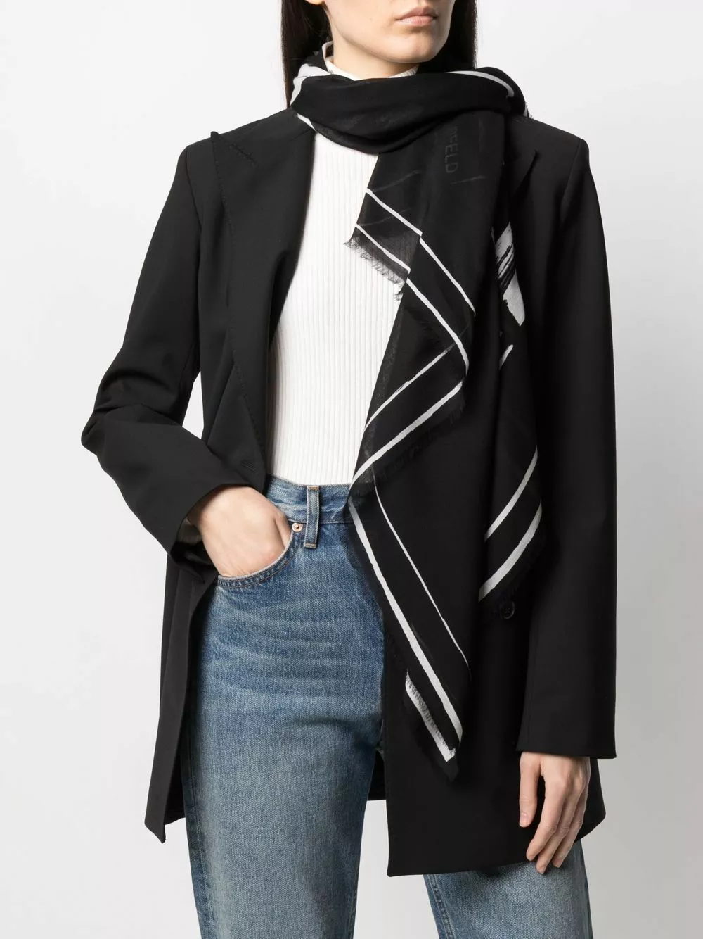 Karl Lagerfeld K/Ikon modal scarf