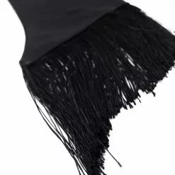 Karl Lagerfeld stud-embellished tie scarf