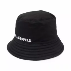 Karl Lagerfeld k/Ikonik logo print bucket hat